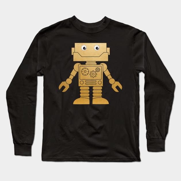 Robote Long Sleeve T-Shirt by Wanda City